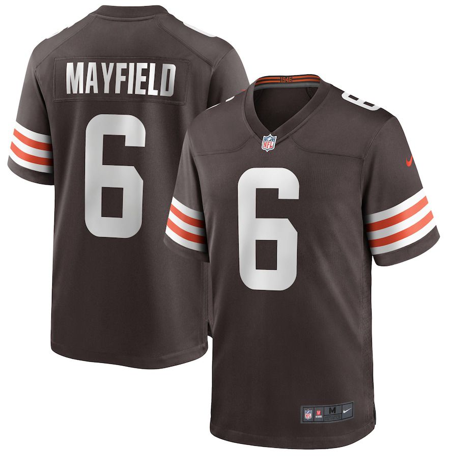 Men Cleveland Browns #6 Baker Mayfield Nike Brown Game Player NFL Jersey->cleveland browns->NFL Jersey